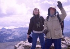 Martha and Lee on Mountain